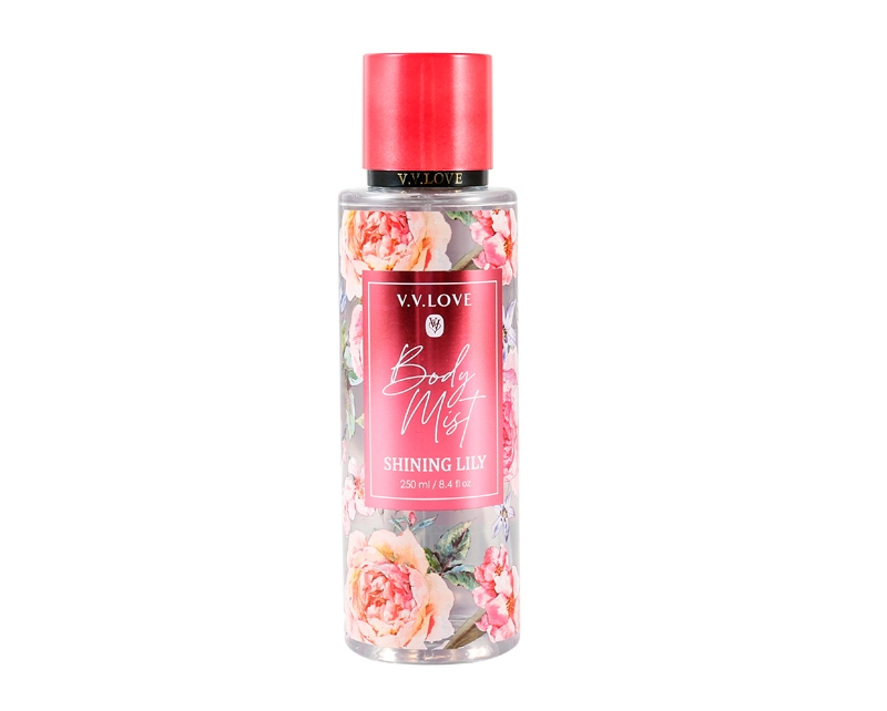 v v ove shining lily fragrance body mist for women